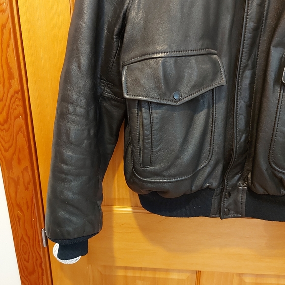 Vintage Hein Gericke men's leather motorcycle jacket black Size 50 Large… - Picture 6 of 13